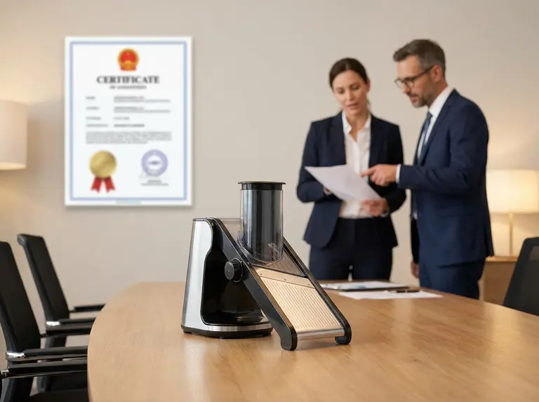 Сертификат на овощерезку